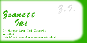 zsanett ipi business card